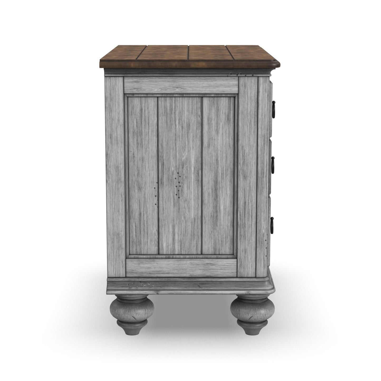 Plymouth Gray Nightstand