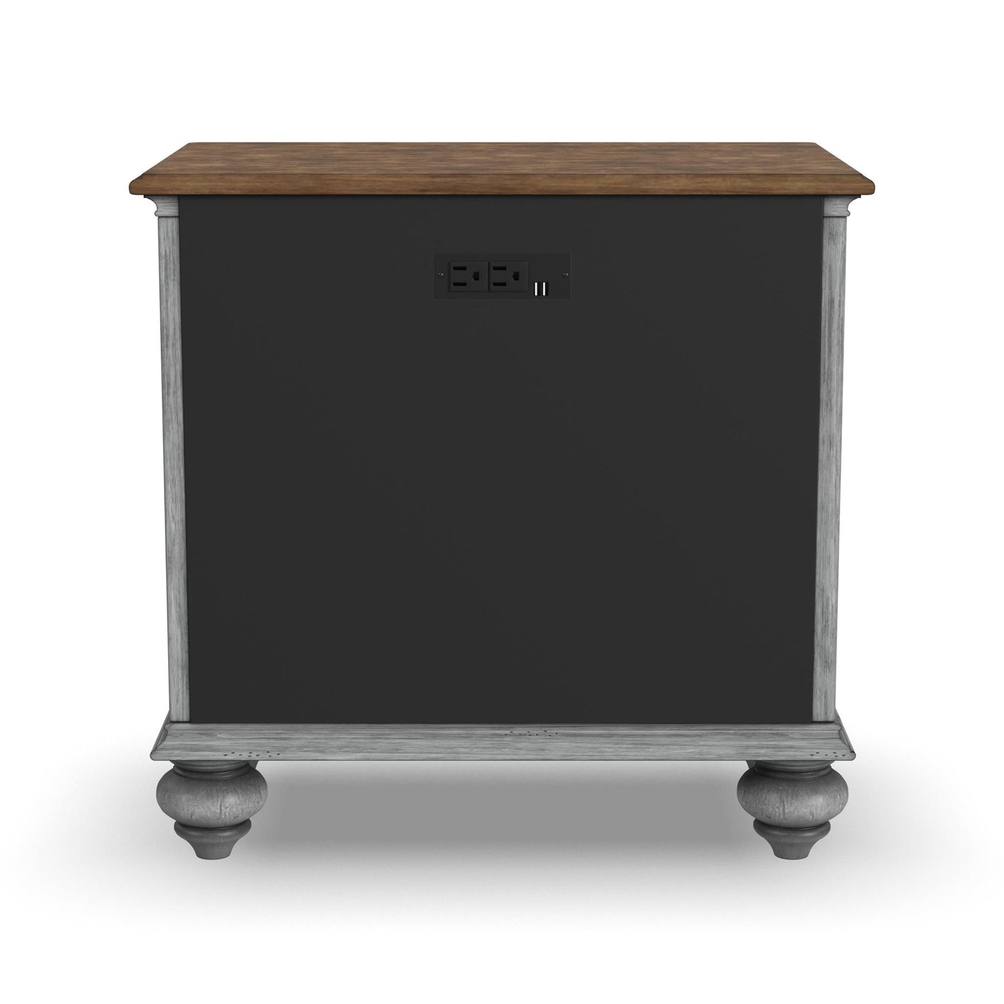 Plymouth Gray Nightstand