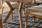 Millwork Brown Rectangular Dining Table