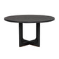 Waterfall Black Round Dining Table