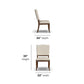Bellevue Pair of Upholstered Dining Chairs