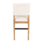 Millwork Off-White Pair of Counter Chairs