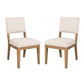 Millwork Off-White Pair of Dining Chairs