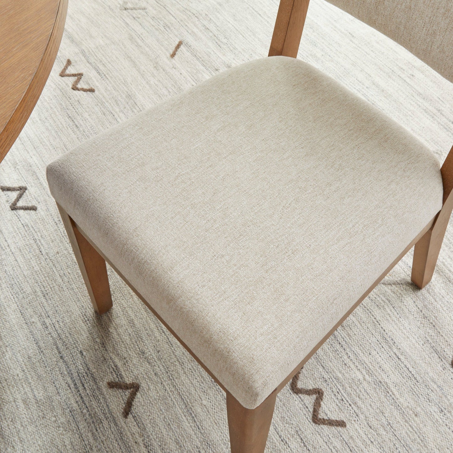 Millwork Off-White Pair of Dining Chairs