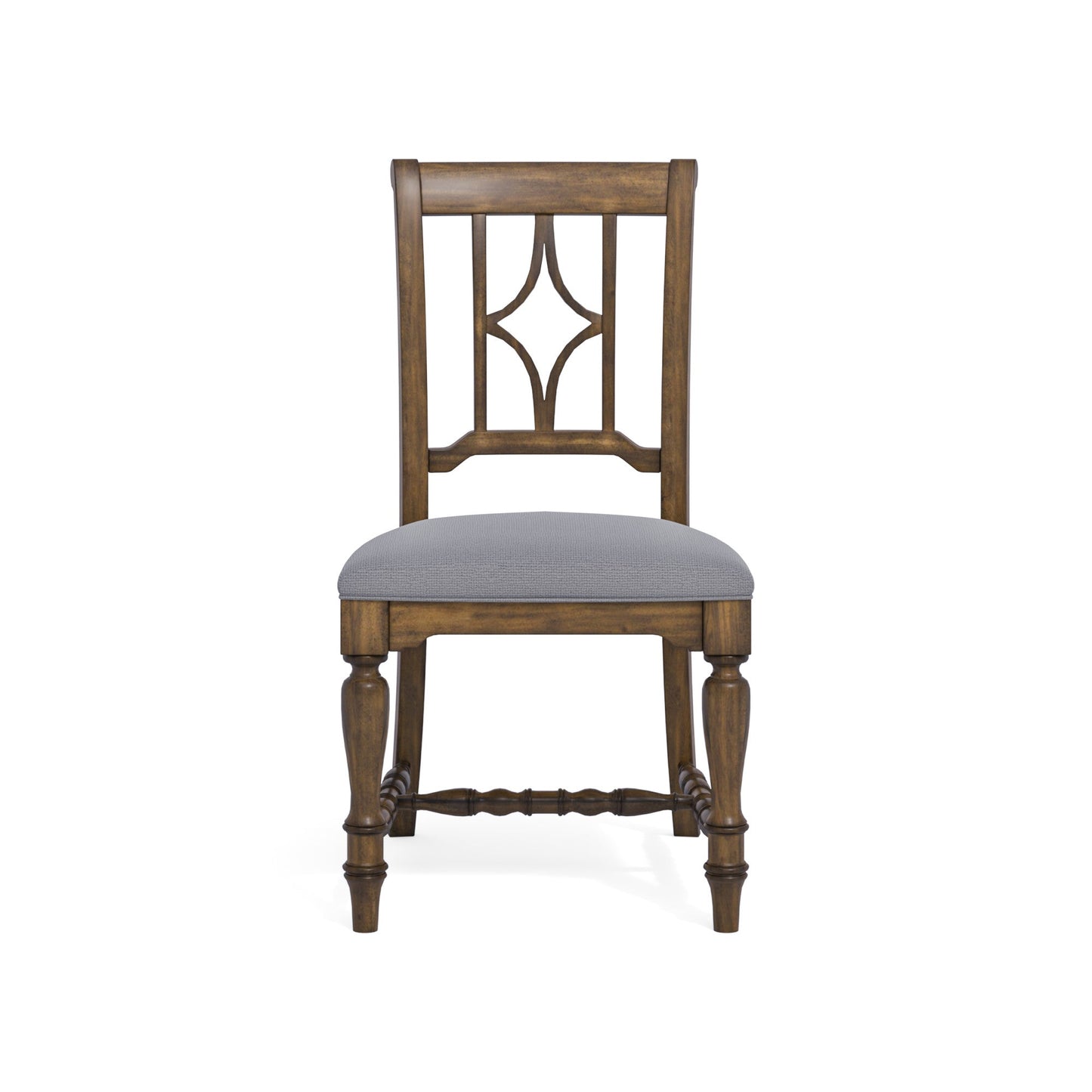 Plymouth Gray Pair of Upholstered Dining Chairs