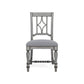 Plymouth Gray Pair of Armless Dining Chairs
