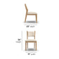 Normandy Pair of Upholstered Dining Chairs