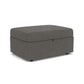 Sky Fabric Storage Ottoman