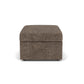 Sky Fabric Storage Ottoman