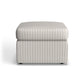 Sky Fabric Ottoman