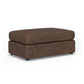 Vail Leather Cocktail Ottoman