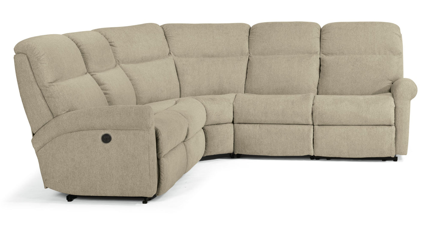 Davis Fabric Power Reclining Sectional