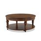 Bellevue Round Coffee Table with Casters