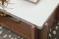 Lincoln Rectangular Coffee Table with Casters