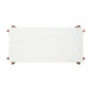 Lincoln Rectangular Coffee Table with Casters