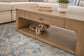 Normandy Brown Rectangular Coffee Table