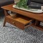 Ludwig Brown Rectangular Coffee Table