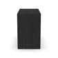 Waterfall Black Accent Table