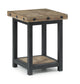 Carpenter Brown Chairside Table