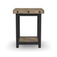Carpenter Brown Chairside Table