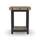 Carpenter Brown Chairside Table