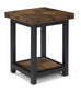 Carpenter Brown Chairside Table