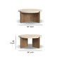 Eclipse Brown Round Coffee table
