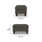 Lottie Fabric Ottoman