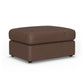 Vail Leather Ottoman
