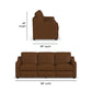Hudson Autumn Leather Sofa