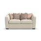 Jewel Fabric Loveseat