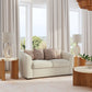 Jewel Fabric Loveseat