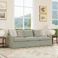 Eleanora Fabric Large Three-Cushion Sofa