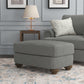 Patterson Fabric Ottoman