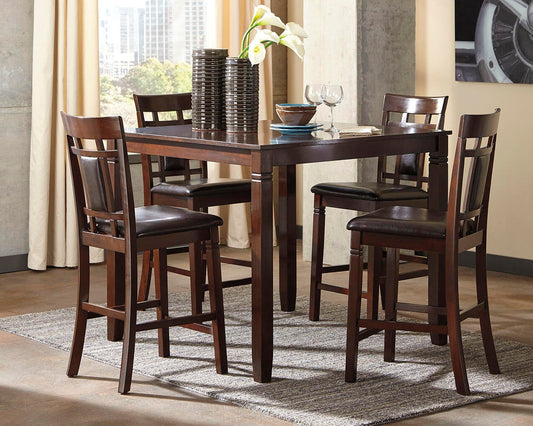 Signature Design by Ashley Bennox DRM Counter Table Set - Vaughn Outlet Kankakee IL