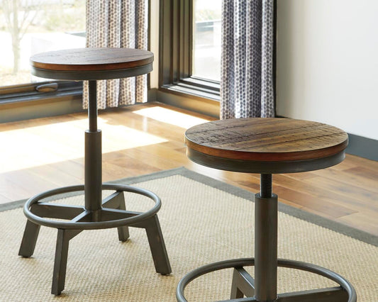 Signature Design by Ashley Torjin Swivel Stool - Vaughn Outlet Kankakee IL