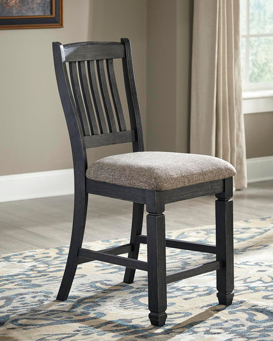 Signature Design by Ashley Tyler Creek Upholstered Barstool - Vaughn Outlet Kankakee IL