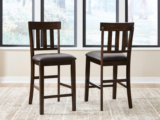 Signature Design by Ashley Haddigan Upholstered Barstool - Vaughn Outlet Kankakee IL