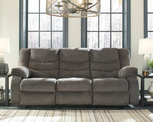 Signature Design by Ashley Tulen Reclining Sofa - Vaughn Outlet Kankakee IL