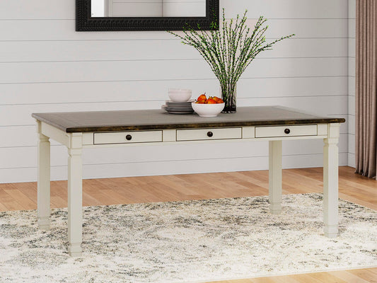 Signature Design by Ashley Bolanburg Rectangular Dining Room Table - Vaughn Outlet Kankakee IL