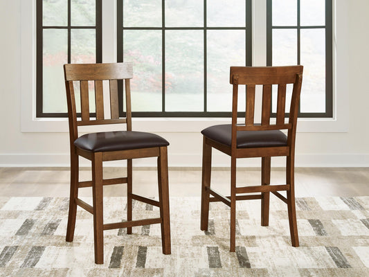 Signature Design by Ashley Ralene Upholstered Barstool - Vaughn Outlet Kankakee IL