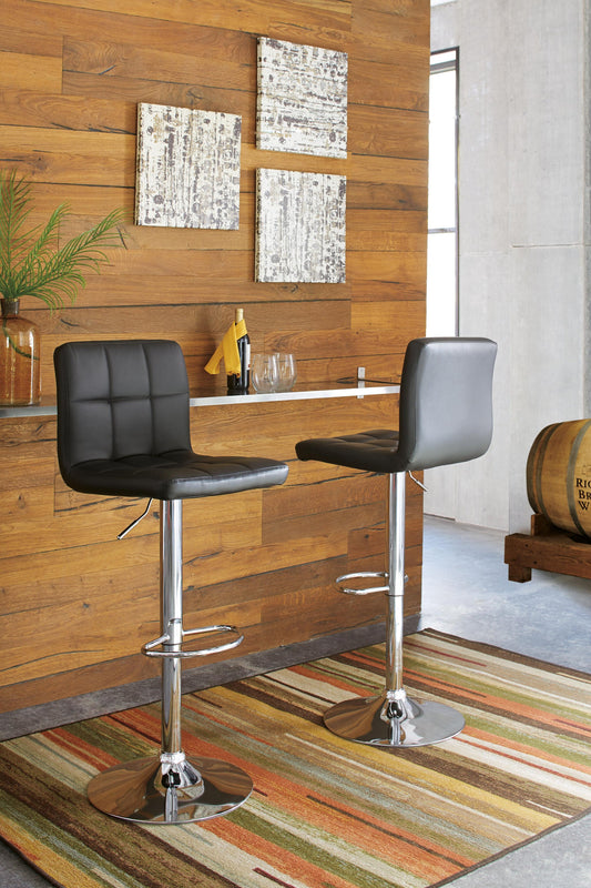 Signature Design by Ashley Bellatier Tall UPH Swivel Barstool - Vaughn Outlet Kankakee IL