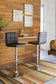 Signature Design by Ashley Bellatier Tall UPH Swivel Barstool - Vaughn Outlet Kankakee IL