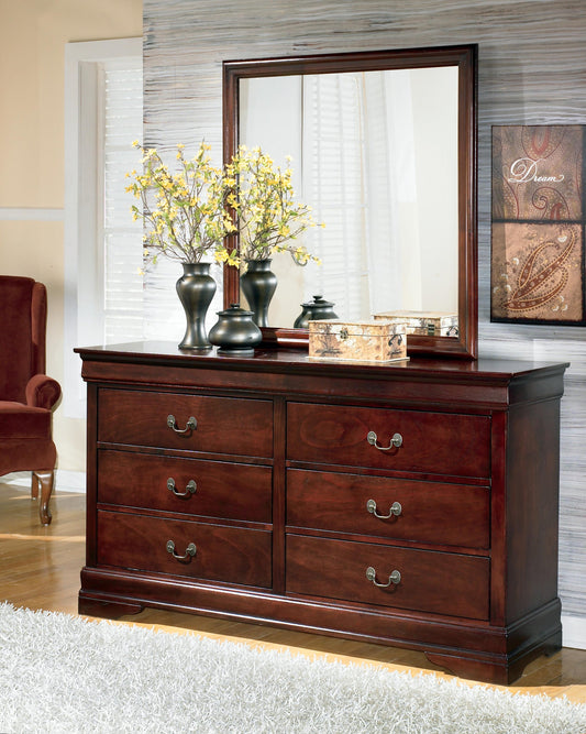 Signature Design by Ashley Alisdair Dresser and Mirror - Vaughn Outlet Kankakee IL