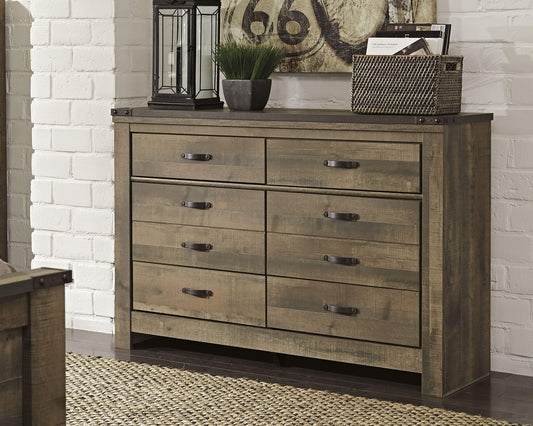 Signature Design by Ashley Trinell Six Drawer Dresser - Vaughn Outlet Kankakee IL