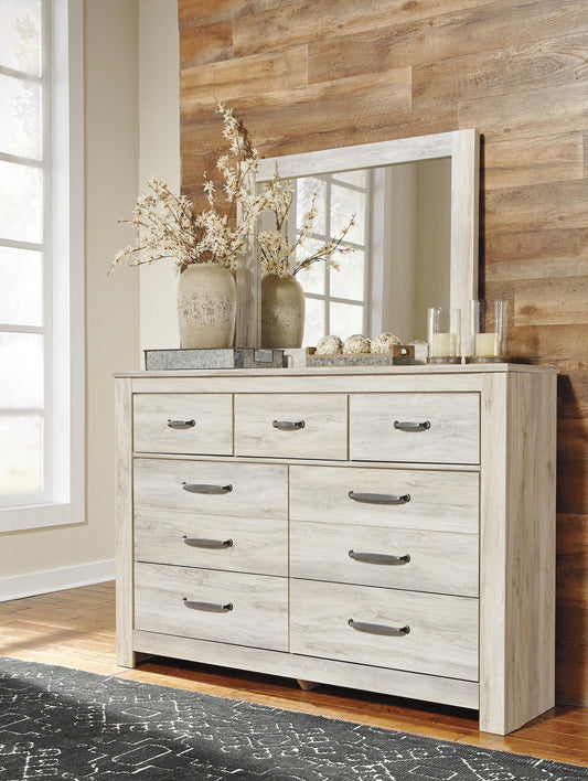Signature Design by Ashley Bellaby Dresser and Mirror - Vaughn Outlet Kankakee IL