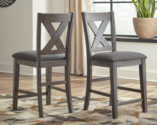 Signature Design by Ashley Caitbrook Upholstered Barstool - Vaughn Outlet Kankakee IL