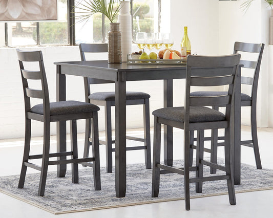 Signature Design by Ashley Bridson Square Counter TBL Set - Vaughn Outlet Kankakee IL