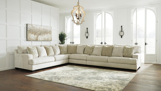 Signature Design by Ashley Rawcliffe 4-Piece Sectional - Vaughn Outlet Kankakee IL