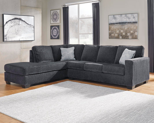 Signature Design by Ashley Altari 2-Piece Sectional with Chaise - Vaughn Outlet Kankakee IL